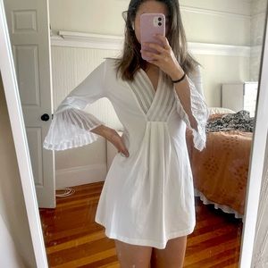 Anne Fontaine | Palmier White Mini Dress | 38 US 4-6
